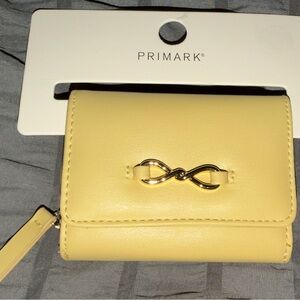 Primark Mustard Wallet with Gold Detail